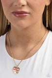 Paparazzi Mans Best Friend - Gold Paw Necklace