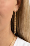 Paparazzi Mans Best Friend - Gold Paw Necklace