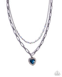 Paparazzi Match Made In HAUTE- Blue Necklace