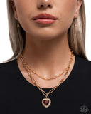 Paparazzi Match Made In HAUTE- Brown Necklace