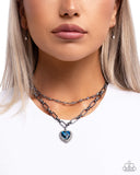 Paparazzi Match Made In HAUTE- Blue Necklace