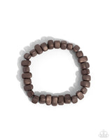 Paparazzi Matte Motivation - Brown Urban Bracelet