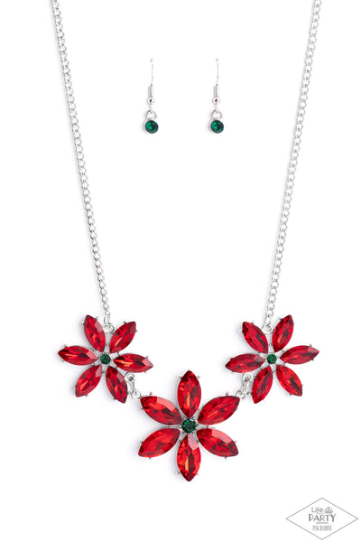 Paparazzi Meadow Muse - Multi Flower Necklace