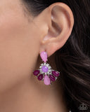 Paparazzi Memorable Keepsake- Purple Earrings