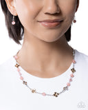 Paparazzi Memorable Malibu- Pink Necklace