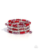 Paparazzi Memorable Masterpiece- Red Bracelet