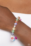 Paparazzi Mermaid Mirage - Multi Frosted Glassy Beads Bracelet