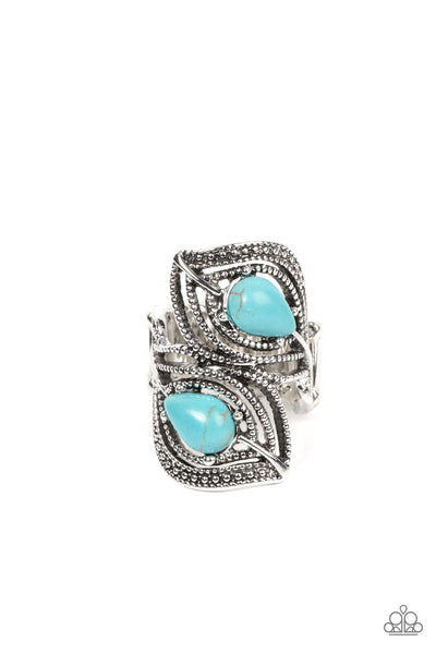 Paparazzi Mesa Mystique - Blue Ring