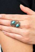 Paparazzi Mesa Mystique - Blue Ring