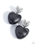 Paparazzi Mesmerizing Melody- Black Earrings