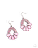 Paparazzi Mesmerizing Moment- Pink Earrings