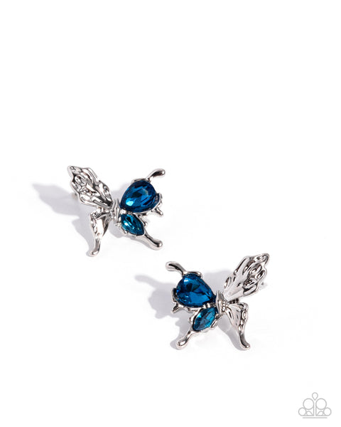 Paparazzi Metamorphosis Moment- Blue Earrings