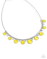 Paparazzi Meticulous Majesty - Yellow Necklace