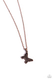 Paparazzi Midair Magic - Copper Butterfly Necklace
