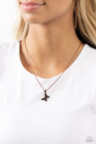 Paparazzi Midair Magic - Copper Butterfly Necklace