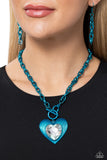 Paparazzi Modern Matchup - Blue Heart Necklace