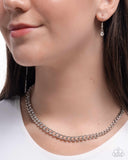 Paparazzi Modular Maven- White Necklace