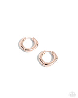 Paparazzi Monochromatic Makeover - Rose Gold Hoops