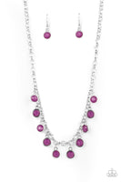 Paparazzi Moonbeam Magic - Purple Necklace