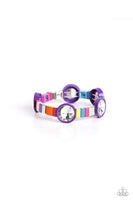 Paparazzi Multicolored Madness - Purple Bracelet