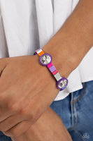 Paparazzi Multicolored Madness - Purple Bracelet