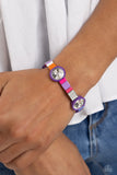 Paparazzi Multicolored Madness - Purple Bracelet