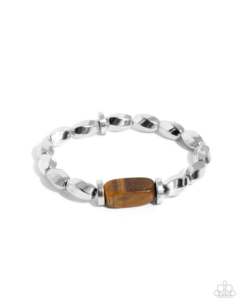 Paparazzi Musings Melody - Brown Urban Bracelet