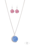 Paparazzi PINK DIAMOND My Moon and Stars - Multi Double Side Pink- Blue Iridescent Rhinestones