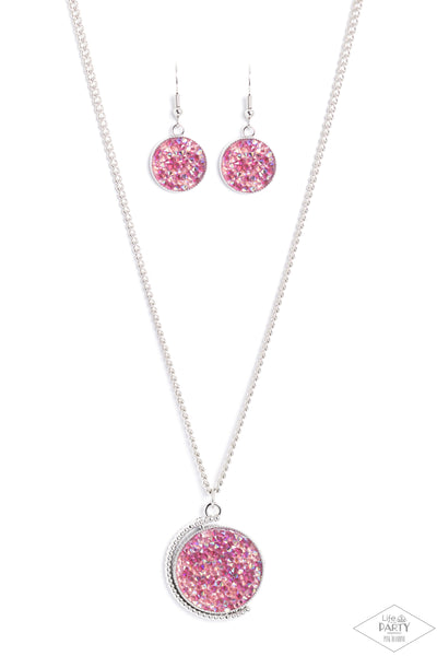 Paparazzi PINK DIAMOND My Moon and Stars - Multi Disc Iridescet