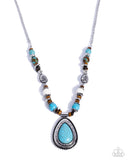 Paparazzi Natural Noise - Blue Necklace