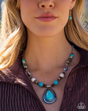 Paparazzi Natural Noise - Blue Necklace