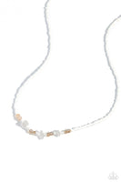 Paparazzi Naturally Notorious - White Necklace