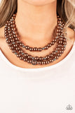 Paparazzi Needs No Introduction - Brown Necklace