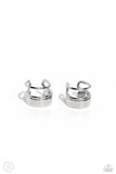 Paparazzi Never Look STACK - Silver Earrings