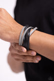 Paparazzi Not SEW Fast - Black Bracelet