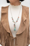 Paparazzi JULY FF Notably Natural - Blue Necklace