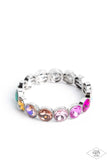 Paparazzi Number One Knockout - Multi Iridescent Bracelet