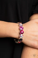 Paparazzi Number One Knockout - Multi Iridescent Bracelet