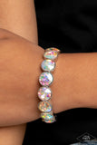 Paparazzi Black Diamond Number One Knockout - Multi Iridescent Gems Bracelet