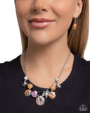 Paparazzi Oceanic Octave- Orange Necklace