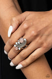Paparazzi Off To FEATHER-land - Pink Opalescent Ring