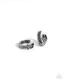Paparazzi Off the Beaten Track- Silver Earrings