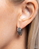 Paparazzi Off the Beaten Track- Silver Earrings