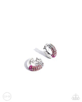 Paparazzi Ombré Observer - Pink Clip-Ons Earrings