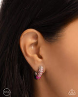 Paparazzi Ombré Observer - Pink Clip-Ons Earrings