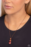 Paparazzi Ombré Obsession - Copper Necklace