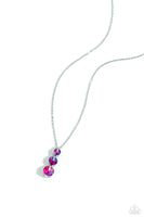 Paparazzi Ombré Obsession - Multi Gems Necklace