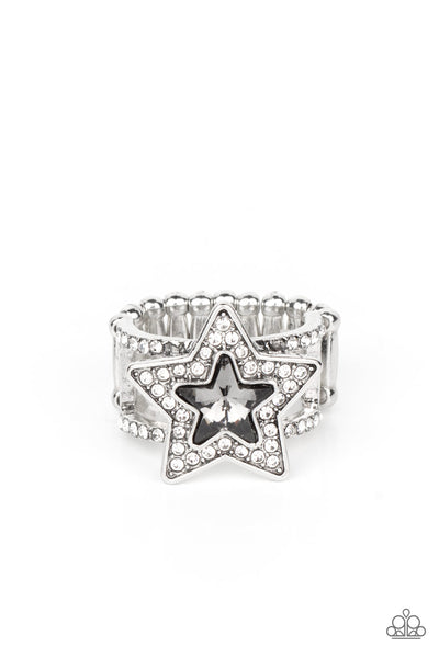 Paparazzi One Nation Under Sparkle - Silver Star Ring