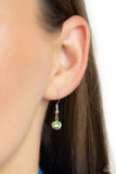 Paparazzi Online Dating - Green Heart Necklace