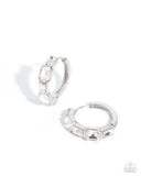 Papparazzi Operatic Overture- White Earrings Hoops